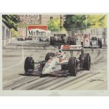 TONY SMITH ARTIST SIGNED REPRODUCTION COLOUR PRINT 'Il Leone - World Champion' Autographed by