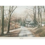 MALCOLM BUTLER PAIR OF ARTIST SIGNED LIMITED EDITION COLOUR PRINTS, 'Worsley Woodlands' (41/500) '