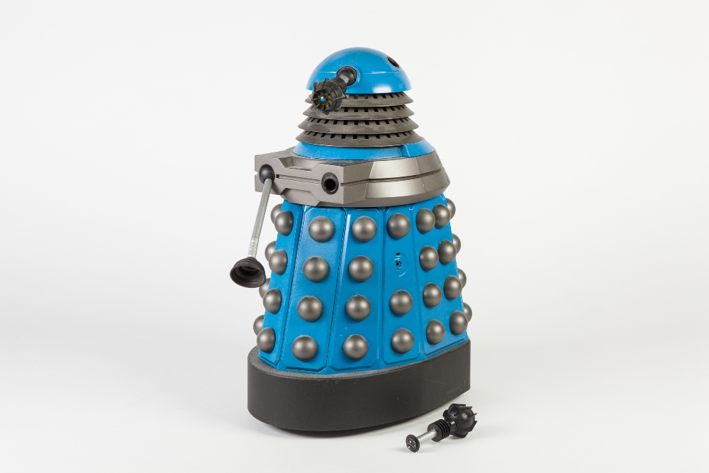ELEVEN BATTERY OPERATED PLASTIC MODELS OF DALEKS, including a CHROME FINISHED EXAMPLE, 12 ¼" ( - Image 3 of 3