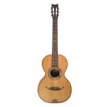 AN EARLY TWENTIETH CENTURY SPANISH STYLE SIX STRING GUITAR, by J. Mollenhaur and Sohn, Fulda with