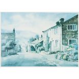 TWO SIGNED LIMITED EDITION PRINTS: LAURA IRELAND WYMONDHAM MARKET CROSS 10/250 SAM CHADWICK APPLE-