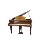 A CHALLEN BABY GRAND PIANO FORTE, on square tapering supports