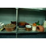 VARIOUS OVEN DISHES, PLATES ETC.....