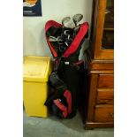 SET OF MEMPHIS STATESIDE GOLF CLUBS, IN GOLF BAG