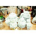 'CAPITOL' IRISH PORCELAIN 'SINCERELY' PATTERN DINNER AND TEA SERVICE FOR SIX PERSONS,