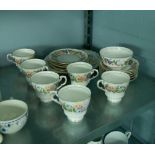 PARAGON CHINA 'COUNTRY PATTERN' TEA SERVICE FOR SIX PERSONS, 20 PIECES