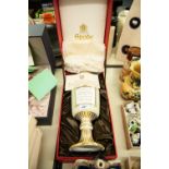 SPODE ROYAL WEDDING CHALICE, 154/500 IN ORIGINAL BOX WITH CERTIFICATE