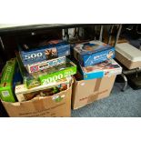 A QUANTITY OF JIGSAW PUZZLES (2 BOXES)