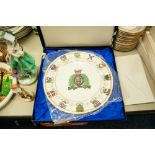 SPODE ROYAL CANADIAN MOUNTED POLICE PLATE 807/2000, IN ORIGINAL BOX WITH CERTIFICATE