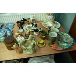 18 VARIOUS ITEMS OF DECORATIVE CERAMICS