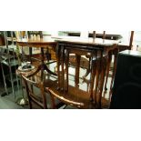 A NEST OF THREE TABLES, A BEVAN AND FURNELL LOW TRI-POD TABLE AND A LATER REVIVAL CORNER WASHSTAND