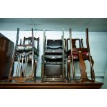 THREE VARIOUS PAIR OF DINING CHAIRS (6)