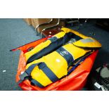 TWO CREWSAVER LIFE JACKETS, TWO WET-SUITS AND COATS