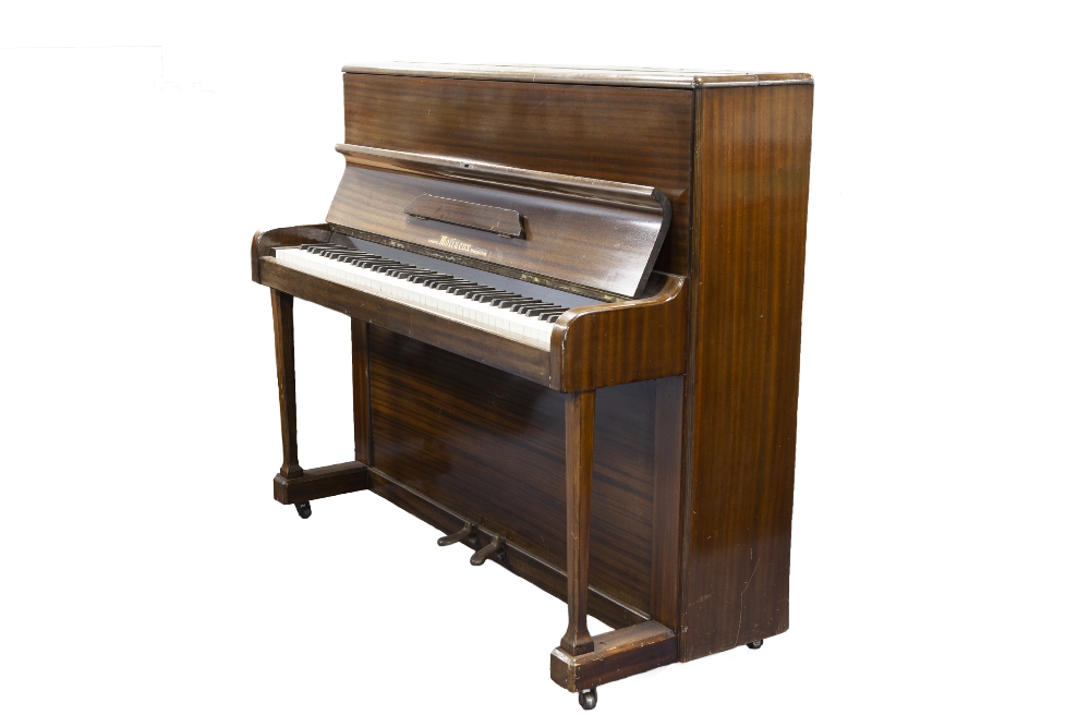 MOLINEUX, MAHOGANY CASED UPRIGHT PIANOFORTE, iron framed, No. 58845