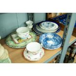 FOUR SPODE ITALIAN DISHES AND 16 OTHER PIECES