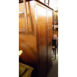 STAG MAHOGANY TWO DOOR HANG WARDROBE, 3' WIDE