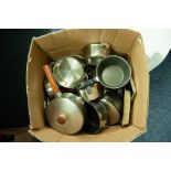 QUANTITY OF PANS, COOKING UTENSILS AND KITCHEN SUNDRIES