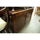 CIRCA 1920's OAK BLANKET CHEST