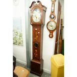 GRANDFATHER CLOCK, IN INLAID CASE (A.F.)