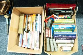 A QUANTITY OF BOOKS, VARIOUS AUTHORS SUNDRY WORKS (2 BOXES)