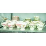 ROYAL ALBERT 'LADY CARLYLE' TEA SERVICE OF 26 PIECES AND A PARAGON TEA SERVICE OF 36 PIECES, LIGHT