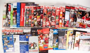 MANCHESTER UNITED SEASON 2005-06 HOME PROGRAMMES, to include; various friendly's, Lancaster,
