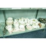 MIXED LOT OF CERAMICS, TEA WARES TO INCLUDE; ROYAL WORCESTER 'EVESHAM', CROWN STAFFORDSHIRE ETC...