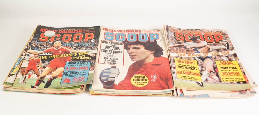 SCOOP FOOTBALL MAGAZINES Issues 1 - 100, Issues 52, 86, 95 missing, 135 Shoot Magazine from 1974 - Image 2 of 6