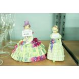 A ROYAL DOULTON FIGURE 'CHLOE' HN 1470, AND 'THE LITTLE BRIDESMAID' HN 1434 (2)