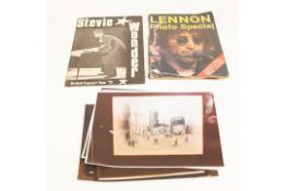 LENNON (JOHN) 'PHOTO SPECIAL (1981) MAGAZINE', also Stevie Wonder British Concert Tour 1972