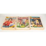 SCOOP FOOTBALL MAGAZINES Issues 1 - 100, Issues 52, 86, 95 missing, 135 Shoot Magazine from 1974