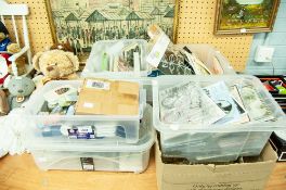 QUANTITY OF CLEAR PRINTING STAMPS (NEW), ROLLERS, PATTERNED PAPERS, FOR CARD MAKING, DOODLING,