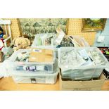 QUANTITY OF CLEAR PRINTING STAMPS (NEW), ROLLERS, PATTERNED PAPERS, FOR CARD MAKING, DOODLING,