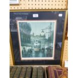 ARTHUR DELANEY ARTIST SIGNED LIMITED EDITION PRINT 'TRAM OUTSIDE LEWIS'S' NO. 406/435