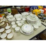 AN APPROX 70 PIECE ROYAL DOULTON 'AINSDALE' PATTERN DINNER AND TEA SERVICE