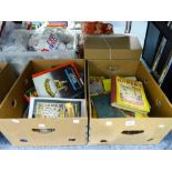 ONE BOX OF CHILDREN'S BOOKS, ENID BLYTON 'HAPPY HOUR', MARY TOURTEL 'THE MONSTER RUPERT', AND A