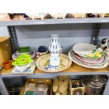 FOUR LARGE MEAT DISHES, MADDOCK AND SONS 'VICTOR', SIMPSONS 'AMBASSADOR' WARE CAMBRIDGE AND A