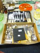 SUPERPLATE CUTLERY SERVICE FOR SIX PERSONS TOGETHER WITH OTHER ELECTROPLATE CUTLERY