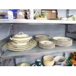 A WEDGWOOD WHITELEY DINNER SERVICE FOR 12 PERSONS