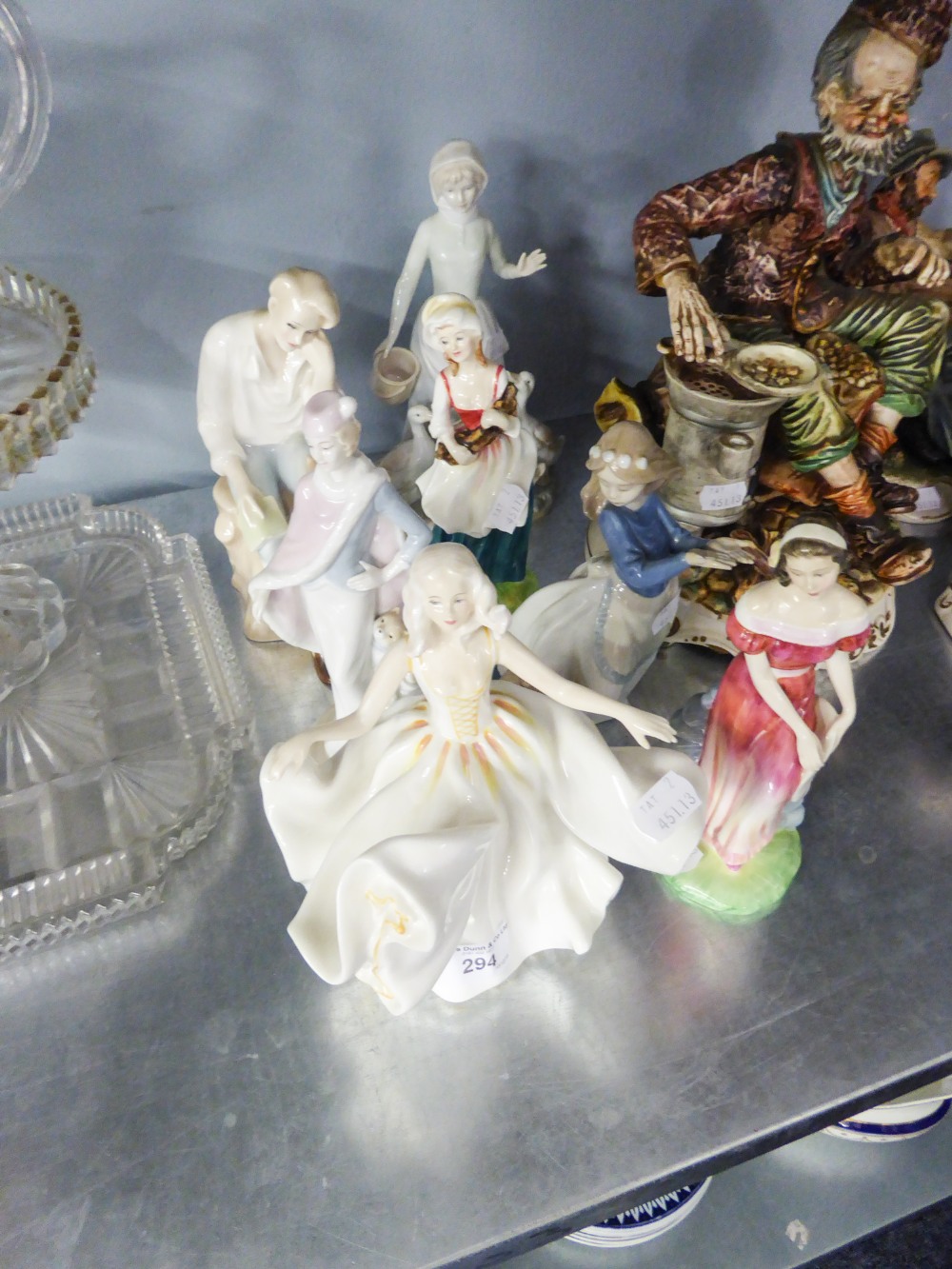 SEVEN ROYAL DOULTON, NAO AND OTHER FIGURES (7)