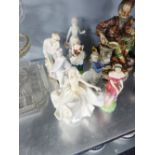 SEVEN ROYAL DOULTON, NAO AND OTHER FIGURES (7)