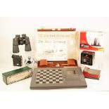 QUANTITY OF CAMERAS, KODAK, SONY, OLYMPUS ETC... KASPAROV PRISMA CHESS COMPUTER, BACKGAMMON SET,