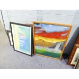 QUANTITY OF VARIOUS PICTURES AND PRINTS TO INCLUDE A PAIR OF PRINTS BY A. SCHORDER, (SOME FRAMED AND