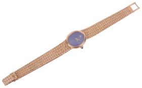 An 18ct gold Baume & Mercier ladies wristwatch