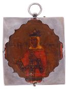 A small 19th century travelling icon