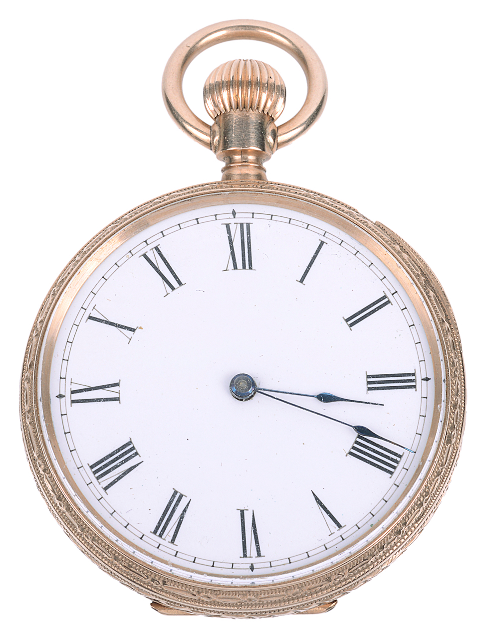 A 10ct gold Waltham ladies open faced pocket watch