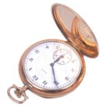 A 14k Elgin full hunter pocket watch