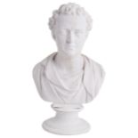 A Royal Copenhagen Eneret bust, late 19th century