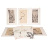 A Japanese folio of prints