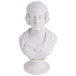 A Royal Copenhagen Eneret bust, late 19th century